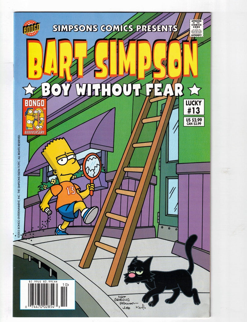 Simpsons Comics Presents Bart Simpson #13 2003 Newsstand Variant
