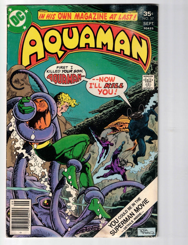 Aquaman #57 1977 Newsstand Variant
