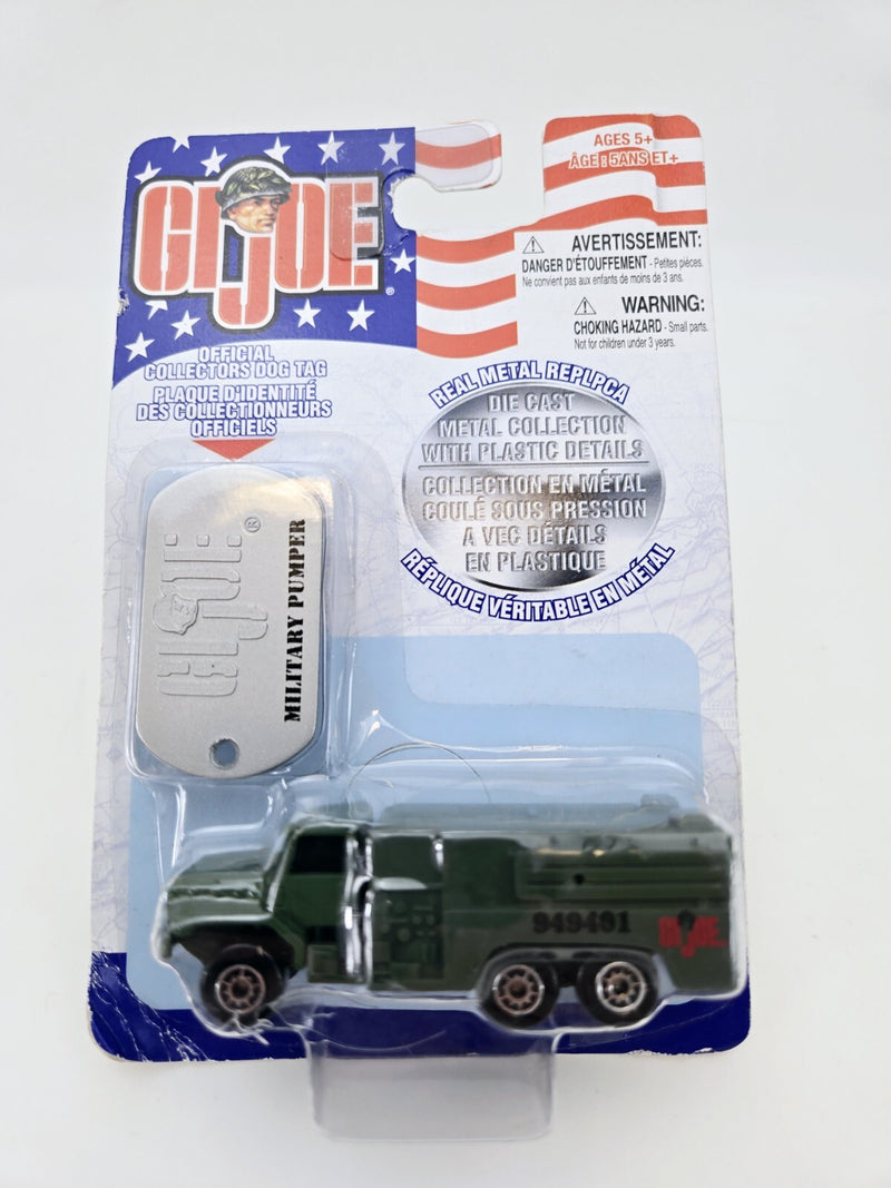 GI JOE SERIES I Military Pumper Green W / DOG TAG NOC 2001 MAISTO #2