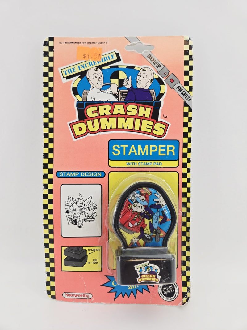 1993 TYCO CRASH TEST DUMMIES Stamper - NEW - SEALED Extremely Rare Sealed