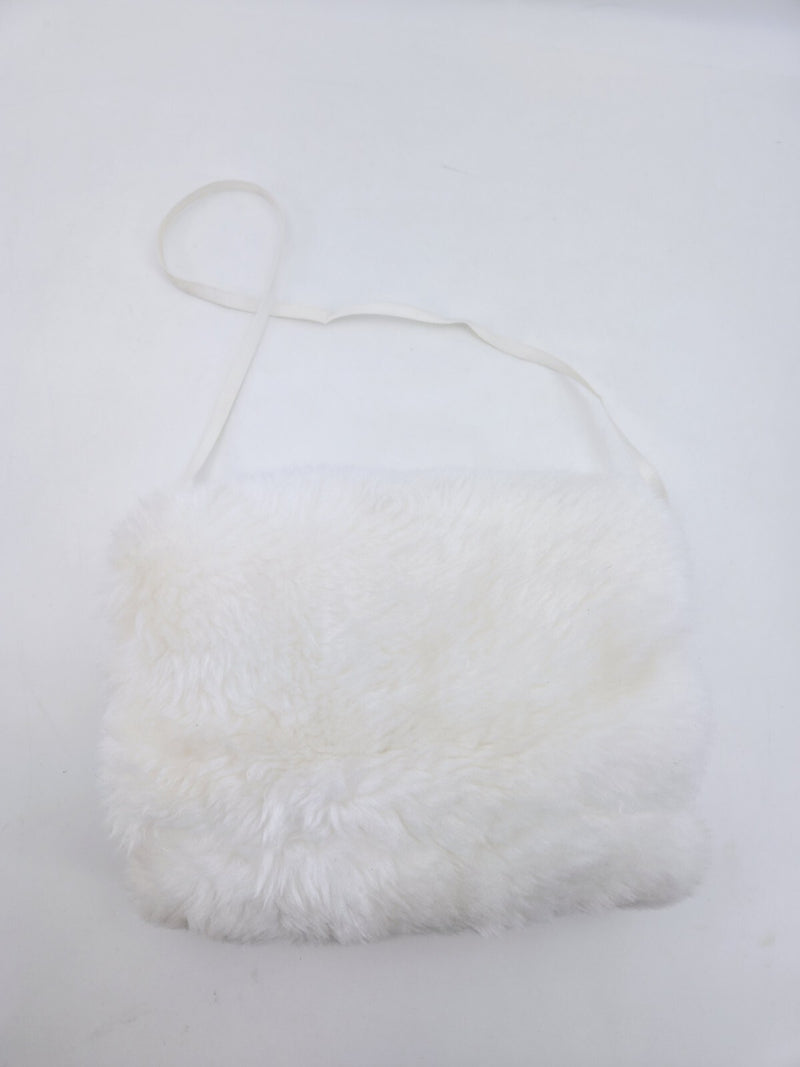 Vintage 1984 Cabbage Patch Kids Faux Fur Handwarmer White