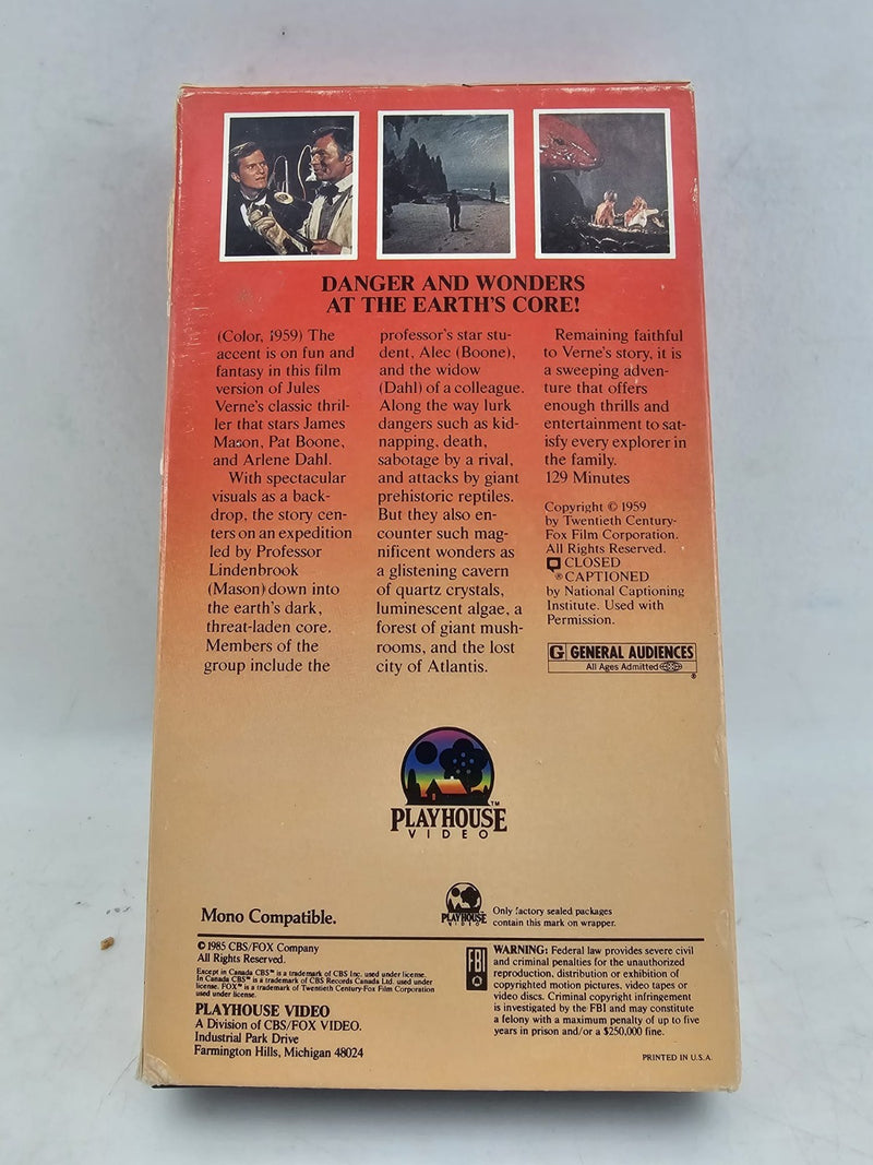 Journey to the Center of the Earth (VHS, 1985 Release)