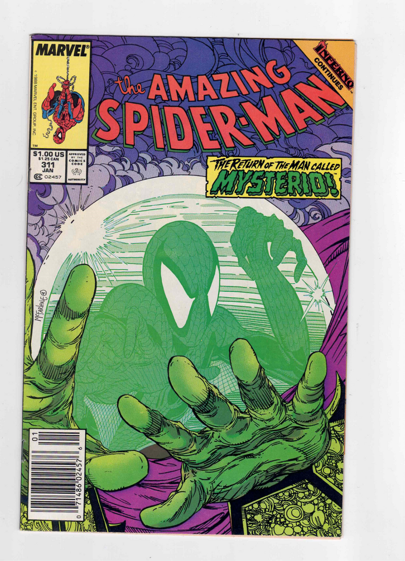 Amazing Spider-Man #311 "The Return of the Man Called Mysterio" 1988 McFarlane
