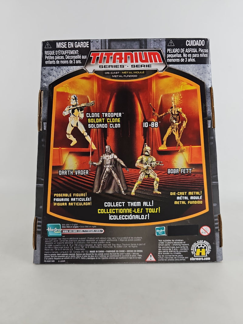 Hasbro Star Wars Titanium Series Die-Cast Clone Trooper Figure 2006