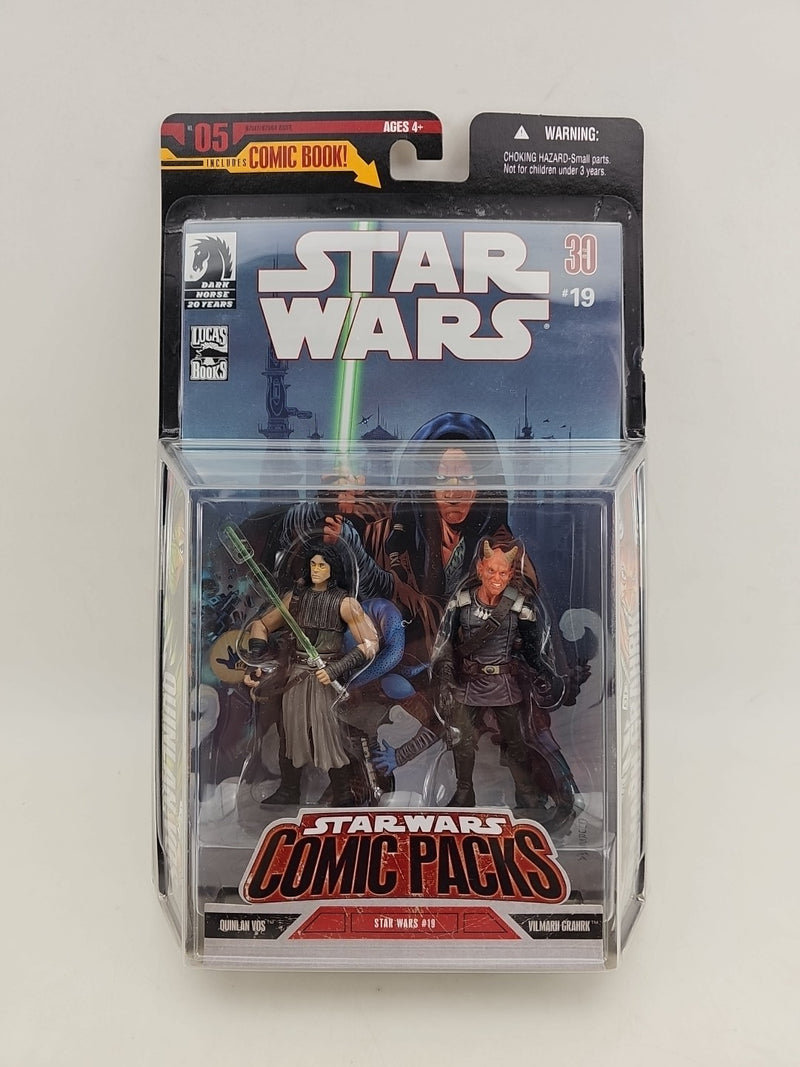2006 Star Wars Comic Packs #19 Quinlan Vos & Vilmarh Grahrk Dark Horse NIB