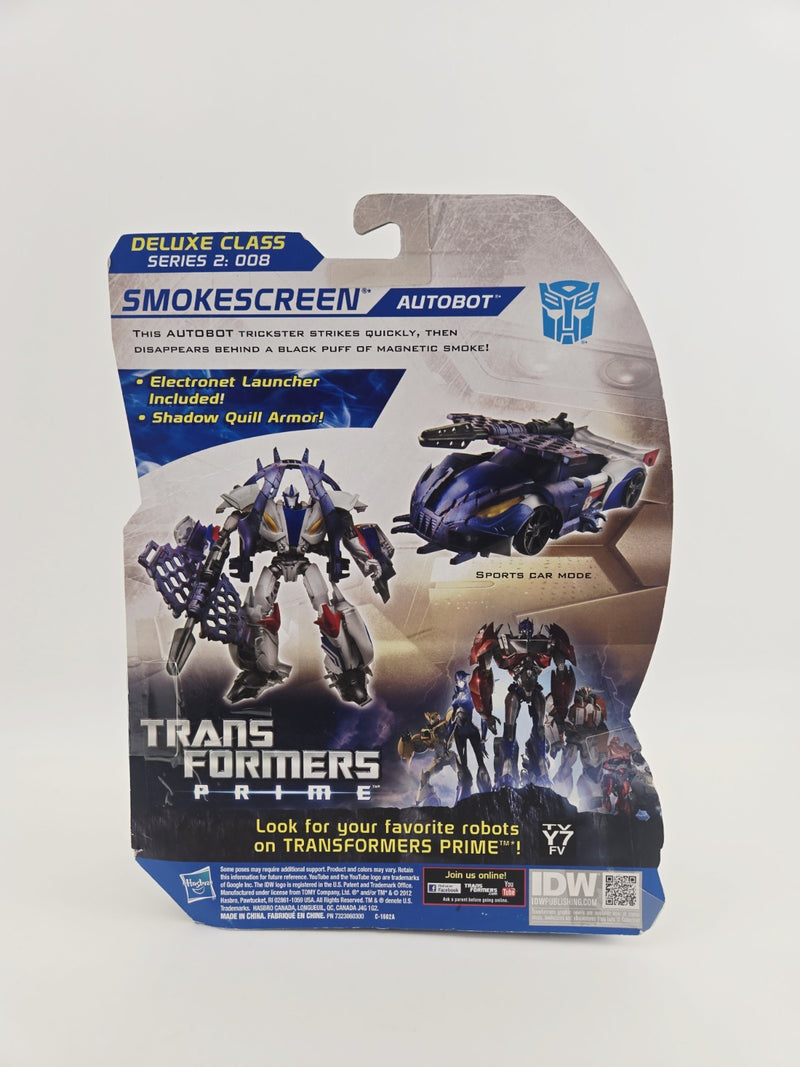 Transformers Prime Beast Hunters Deluxe Class Autobot Smokescreen Figure New
