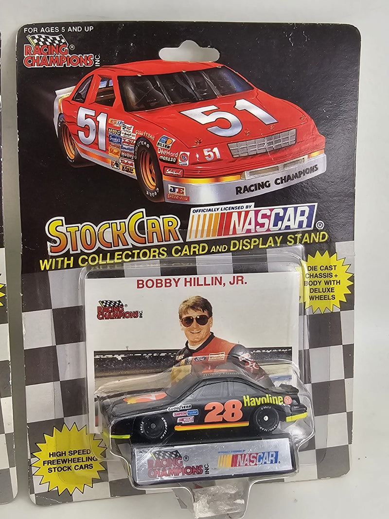 Racing Champions Nascar Lot 3 Bobby Hillin, Bobby Hamilton, Phoenix Int. Stock