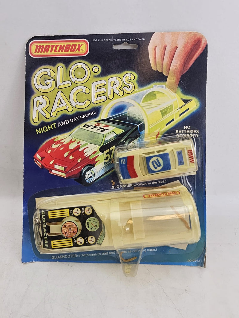 Matchbox GLO RACERS Flamin’ Vette #57 1982 Sealed Glow In Dark – READ