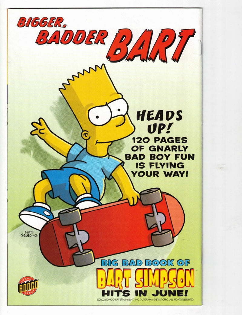 Bongo Comics Presents Radioactive Man #7 2003 Direct Edition