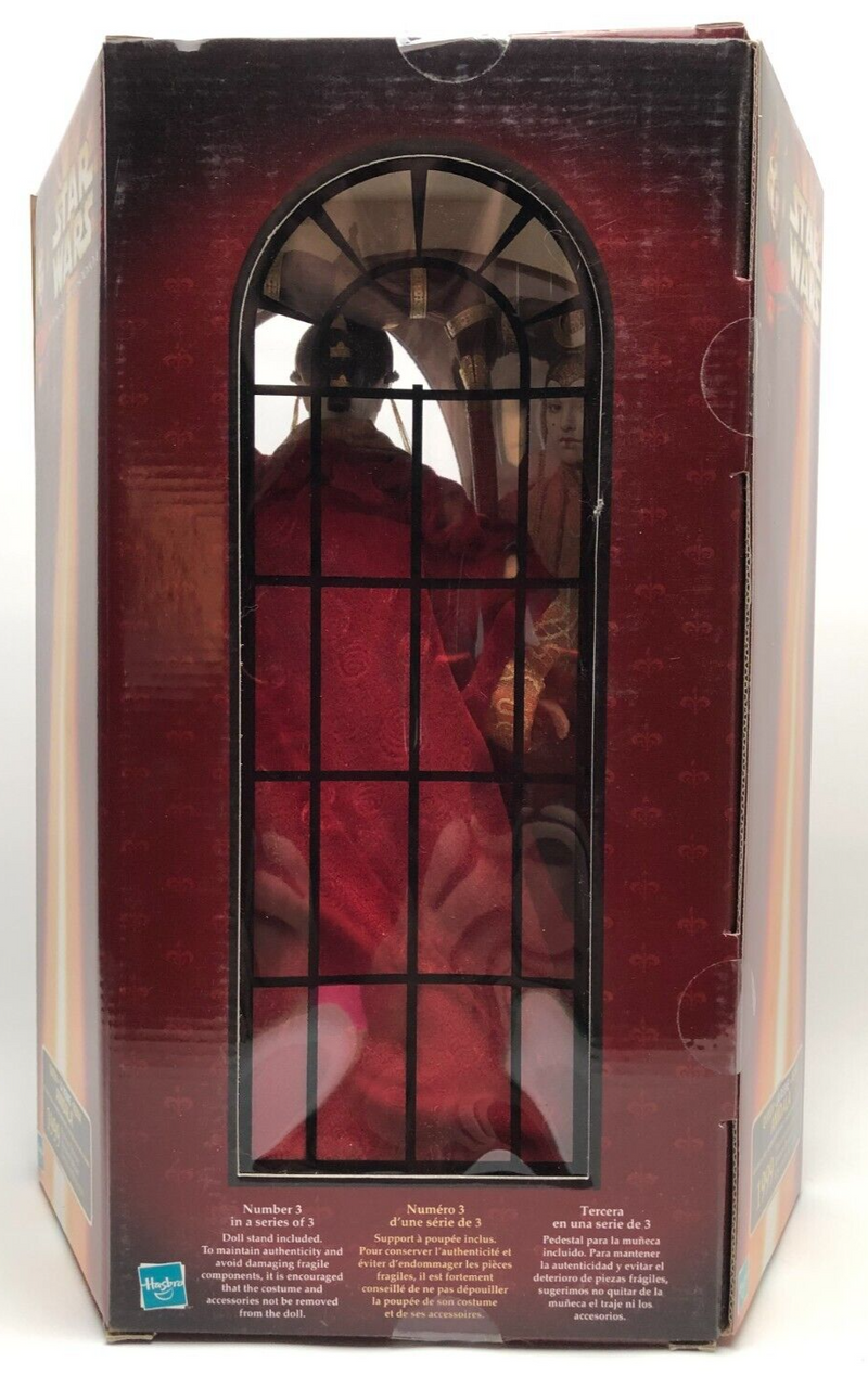 Queen Amidala 12" Red Senate Gown Star Wars Episode 1998 Hasbro 61774