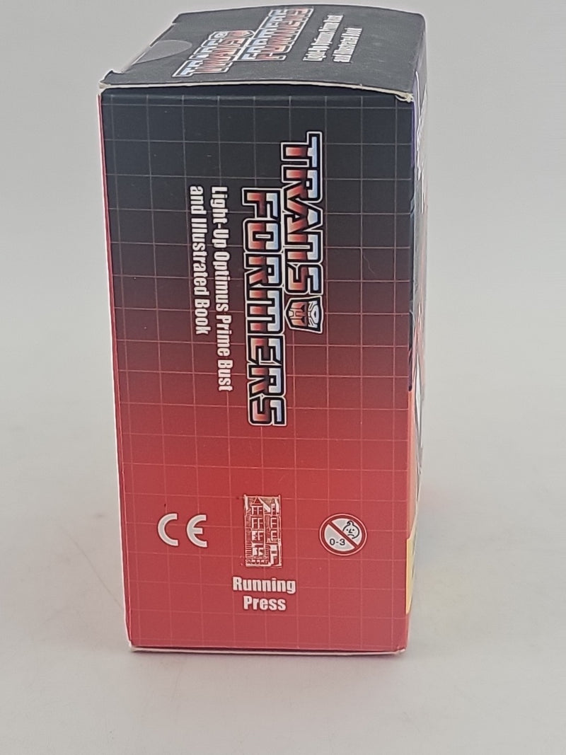 Transformers Mini Bust Optimus Prime Light-Up & Illustrated Book w/Sound