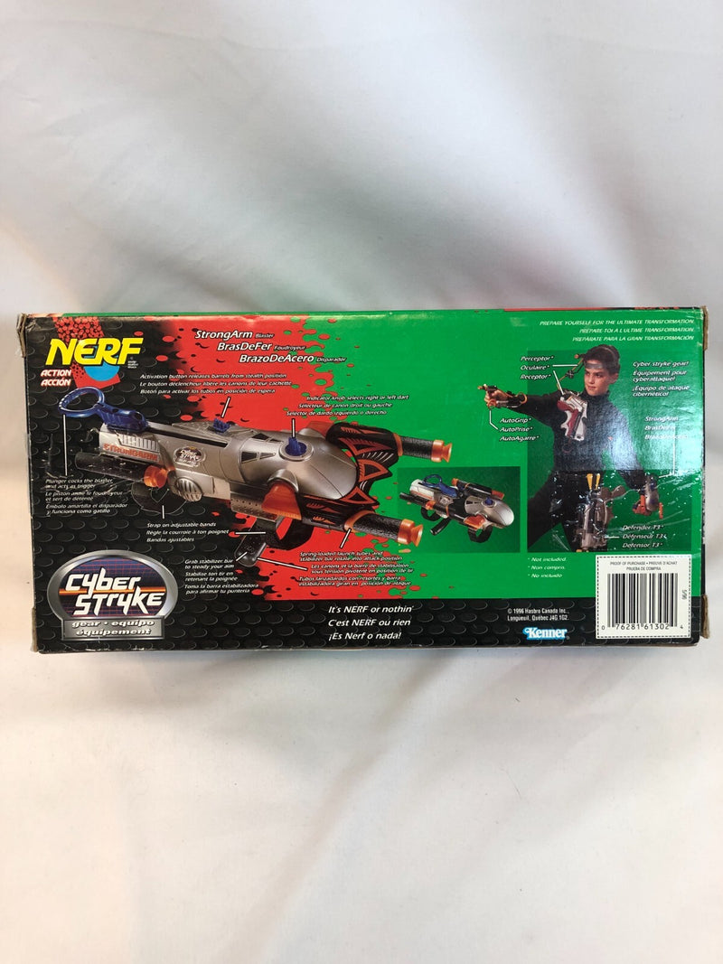 Vintage NERF Strong Arm Blaster  - Cyber Strike - Open Box - 1996 Hasbro