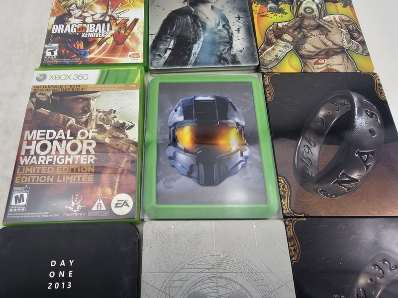 Huge lot PS and Xbox game boxes (no discs) Steelbooks and Limiteds and more!