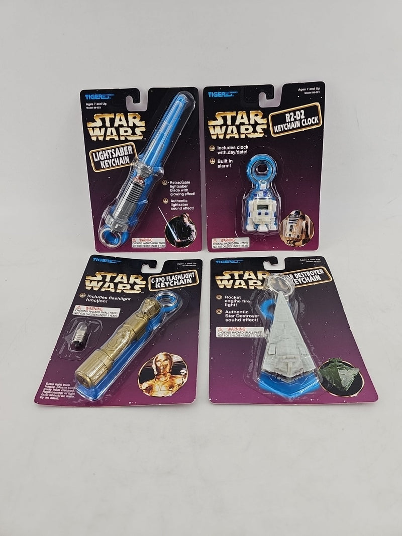 Tiger Electronics Star Wars Set Of Four Keychains