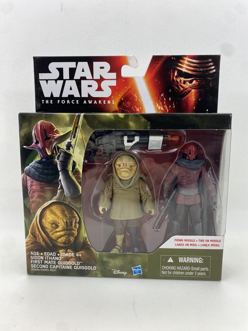 Star Wars 2-Pack 2016 Sidon Ithano & First Mate Quiggold 3.75 2 Pack Sealed