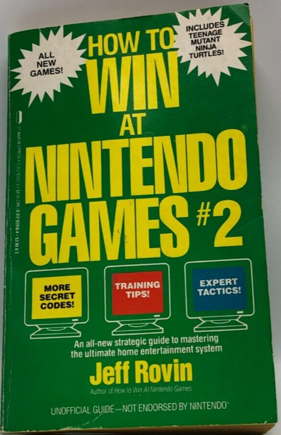 How to Win at Nintendo Games #2 by Jeff Rovin 1989 St. Martins Press First Print