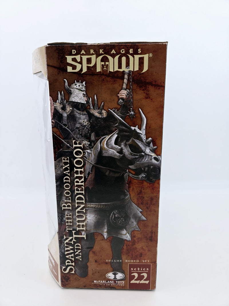 McFarlane Dark Ages Spawn Series 22 the Bloodaxe and Thunderhoof Figures New