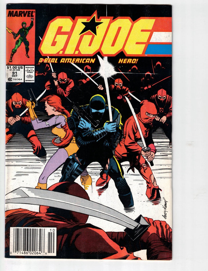 G.I. Joe A Real American Hero #91 1989 Newsstand Variant