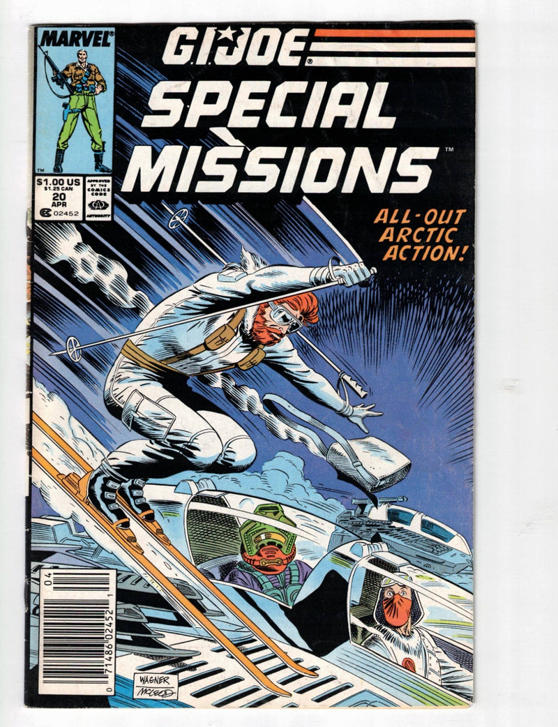 G.I. Joe Special Missions #20 1989 Newsstand Variant