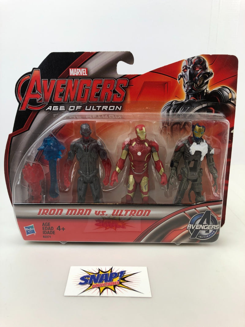 Iron Man vs. Ultron -Marvel Avengers Age of Ultron- 2015 Hasbro (see photos)