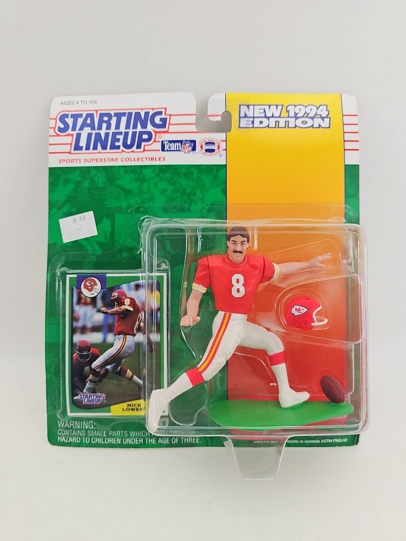 Kenner 1994 NFL Starting Lineup Nick Lowery Kansas City Chiefs Action Figure