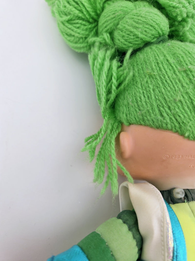 Vintage Mattel Hallmark Rainbow Brite Patty O'Green Doll & Lucky Sprite 1983