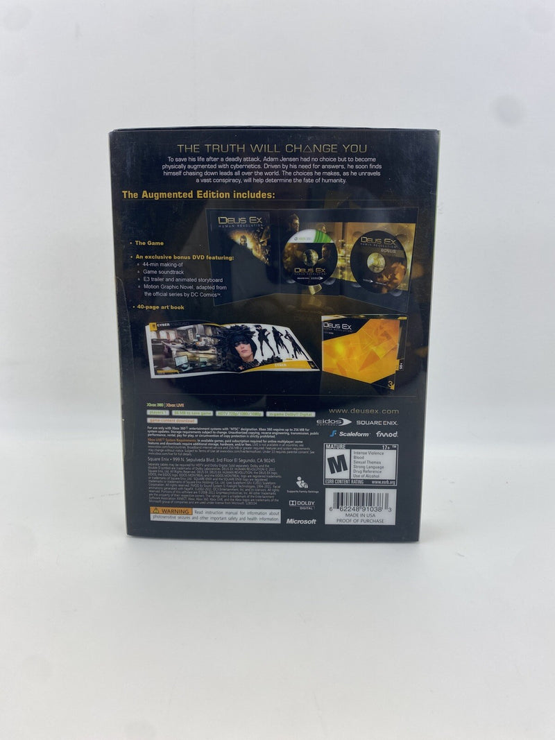 Xbox 360 Deus Ex Human Revolution Augmented Edition