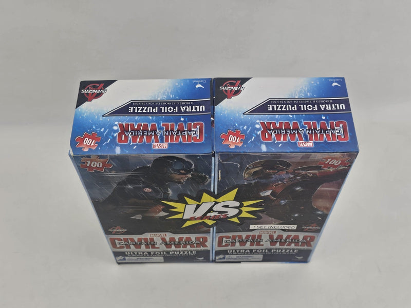 Marvel Captain America Civil War (VS Series) Ultra Foil 2 Puzzle Pack NEW 100 Pc