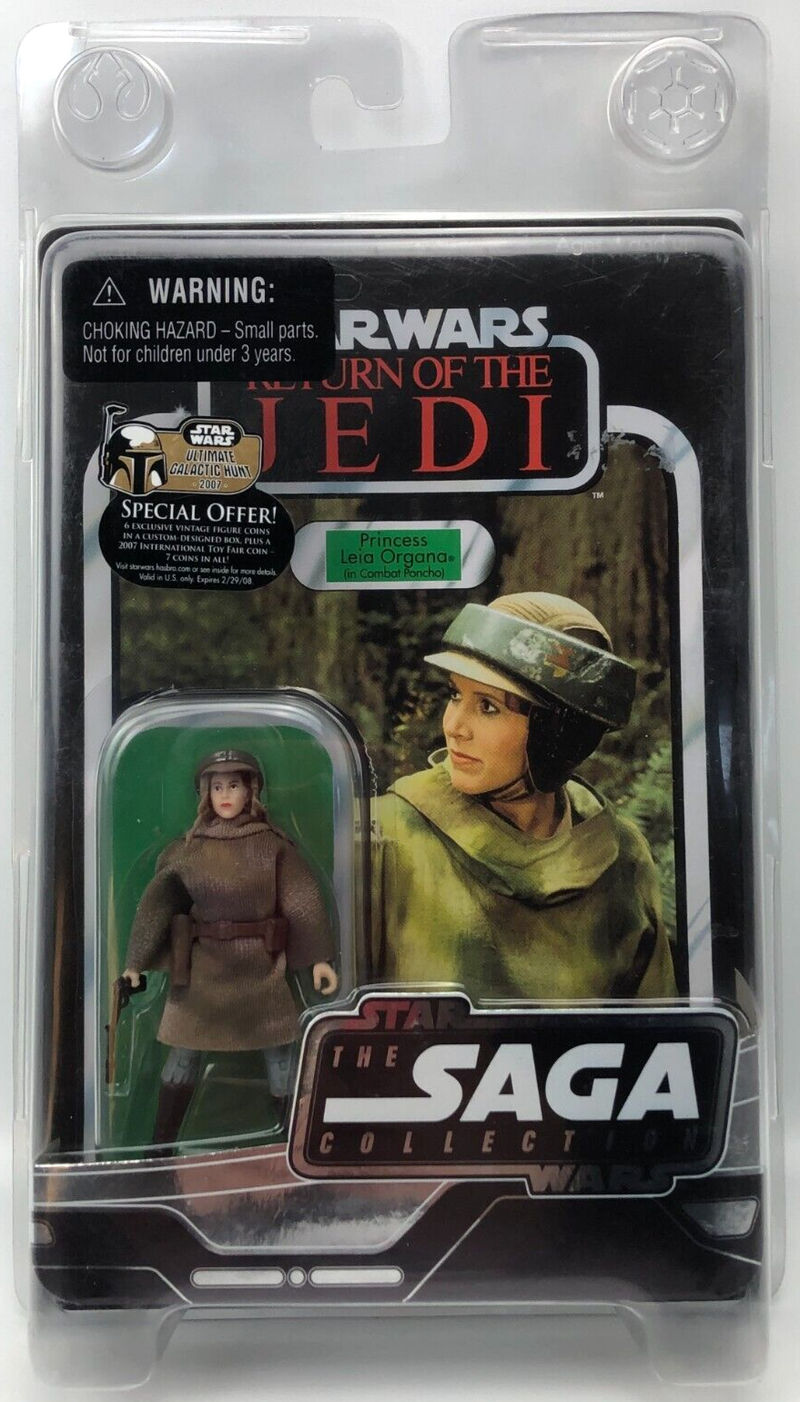 Princess Leia Organa in Combat Poncho The Saga Collection Star Wars 2007 Hasbro