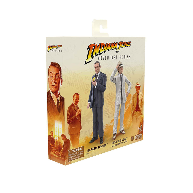 Marcus Brody and René Belloq, 6-inch Indiana Jones action figure pack