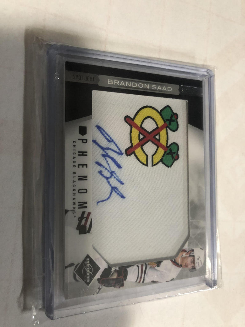 2011-12 Limited Silver Spotlight #222 Brandon Saad AUTO