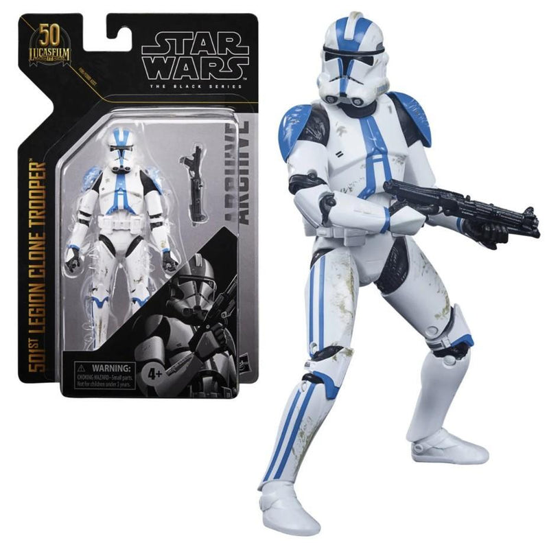 501st Legion Clone Trooper 6-Inch Action Figure, Star Wars The Black Series Archive