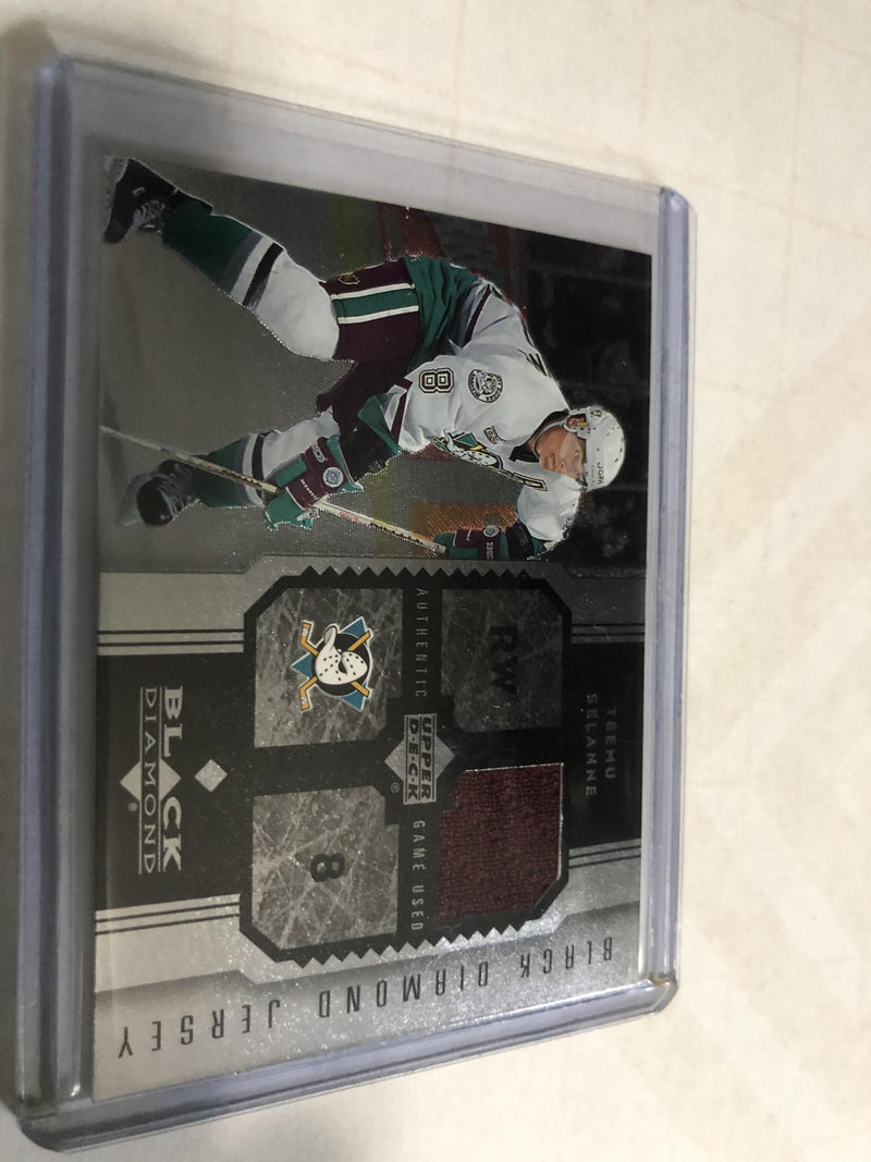 2005-06 Black Diamond Jerseys #JTS Teemu Selanne