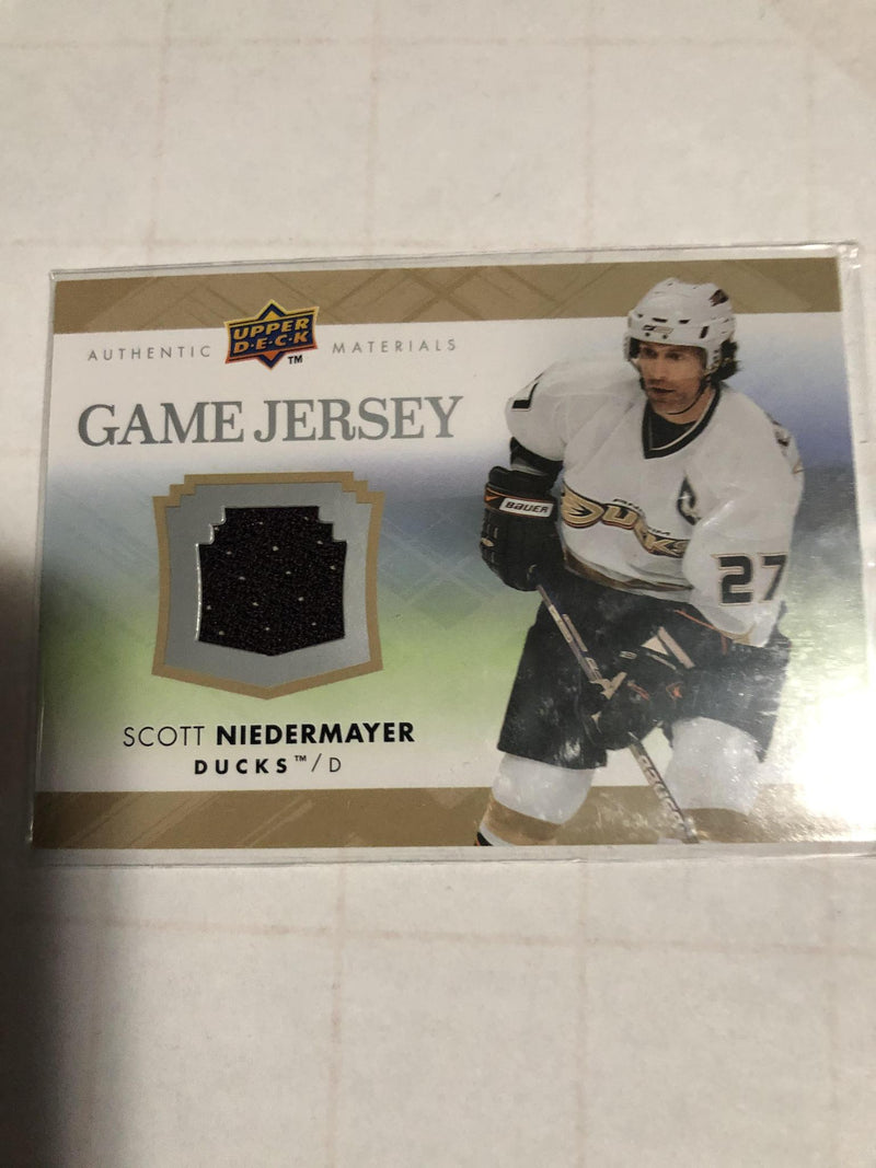 2007-08 Upper Deck Game Jerseys #GJ2SN Scott Niedermayer