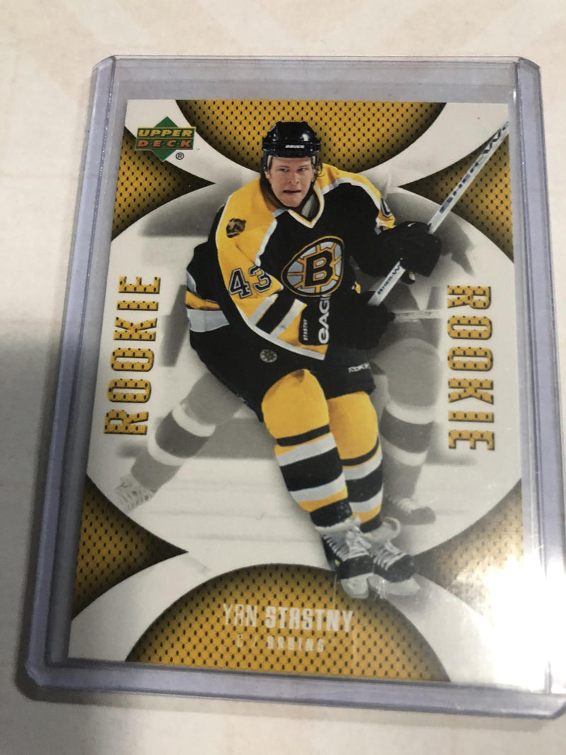 2006-07 UD Mini Jersey Collection #101 Yan Stastny RC