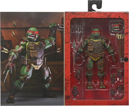 Neca Teenage Mutant Ninja Turtles (The Last Ronin) - 1:7 Scale Collectible Action Figure, Ultimate Battle Damaged Raphael