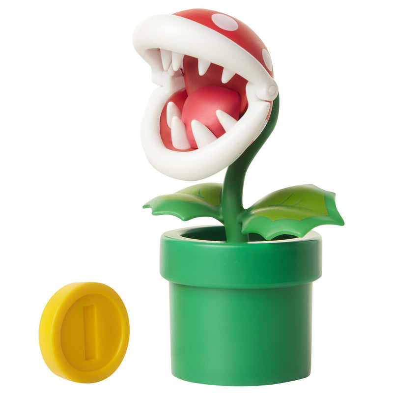 Piranha Plant Action Figure [with Coin], World of Nintendo