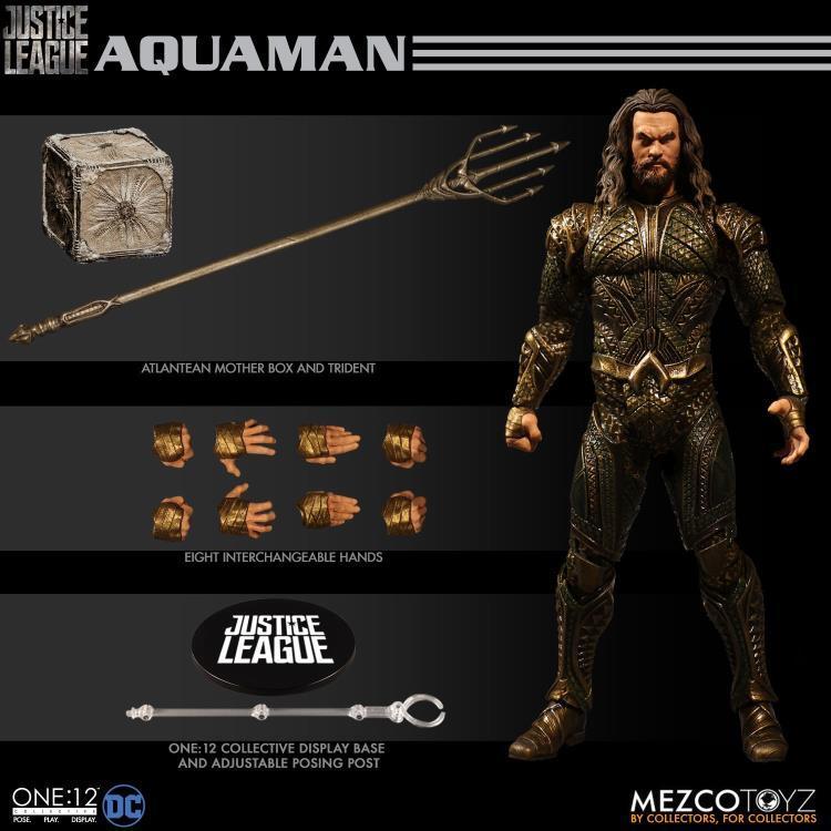 JUSTICE LEAGUE AQUAMAN MEZCO ONE:12