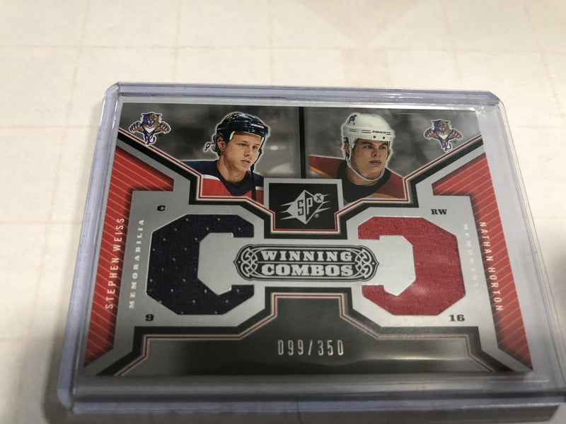 2005-06 SPx Winning Combos #WCWH Stephen Weiss/Nathan Horton