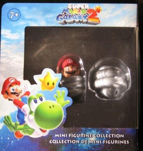 Super Mario Galaxy 2 Spring Mario and Spring Mushroom Figure
