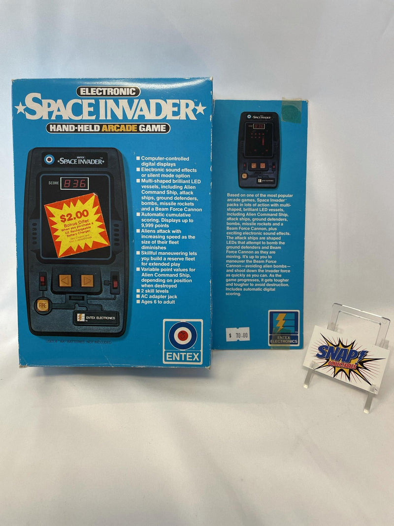 Space Invader - Electronic Handheld Game - 1980 Entex 6012 (See Photos)