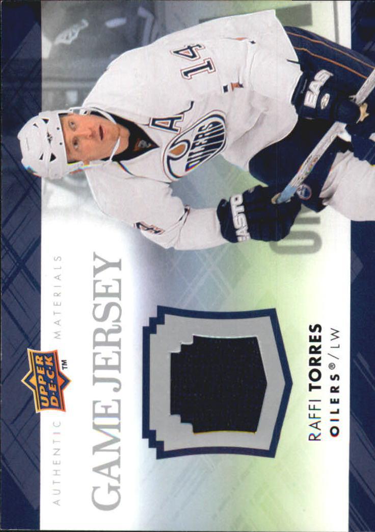 2007-08 Upper Deck Game Jerseys #GJ2RT Raffi Torres