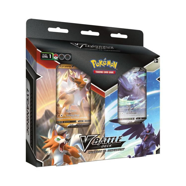 LYCANROC vs CORVIKNIGHT, POKEMON V BATTLE DECK BUNDLE