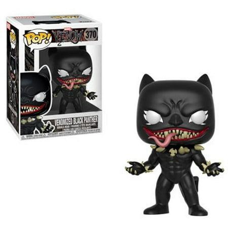 Funko Pop! Marvel Venom Series Venomized Black Panther Vinyl Bobble Head