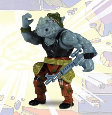 Rocksteady, Teenage Mutant Ninja Turtles 5 Inch Action Figure Retro