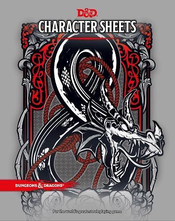 DND RPG character sheets