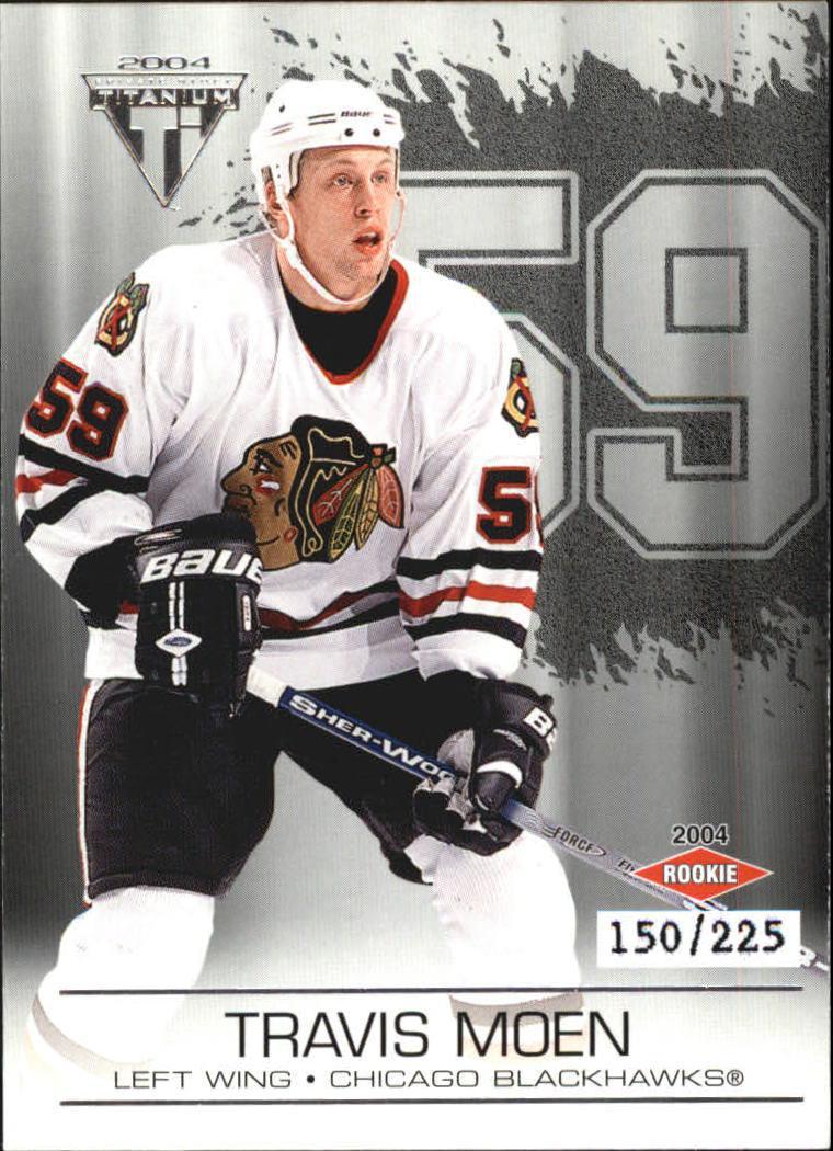 2003-04 Titanium Retail Jersey Number Parallels #107 Travis Moen