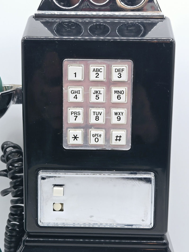 1980s vintage Teleconcepts pay phone 13.5” Retro coin bank-prop NO KEY