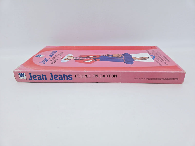 Jean Jeans Paper Doll Vintage 1982 17 Piece Wardrobe Doll w/Stand
