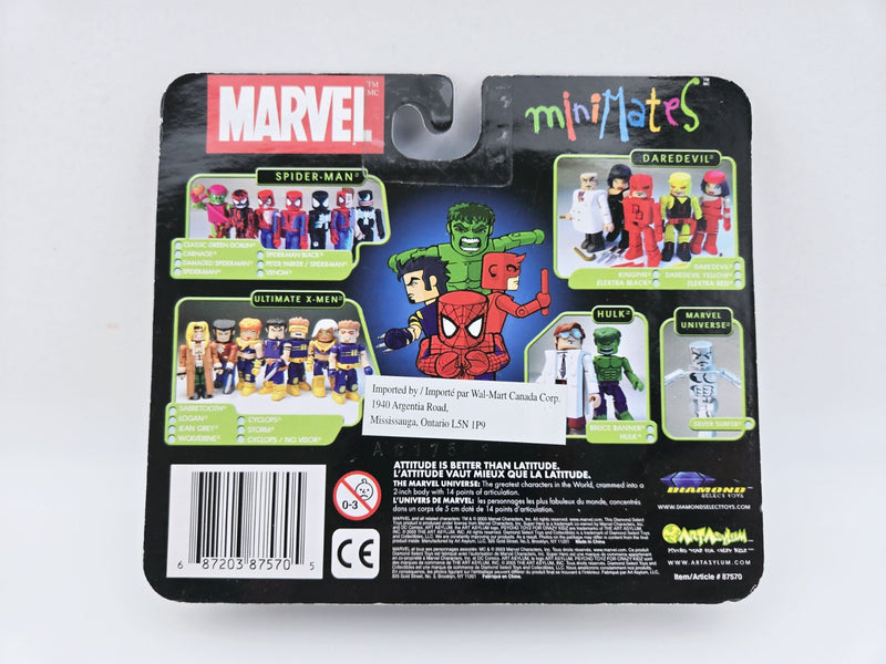 Marvel Minimates Logan Sabertooth Action Figure 2 Pack